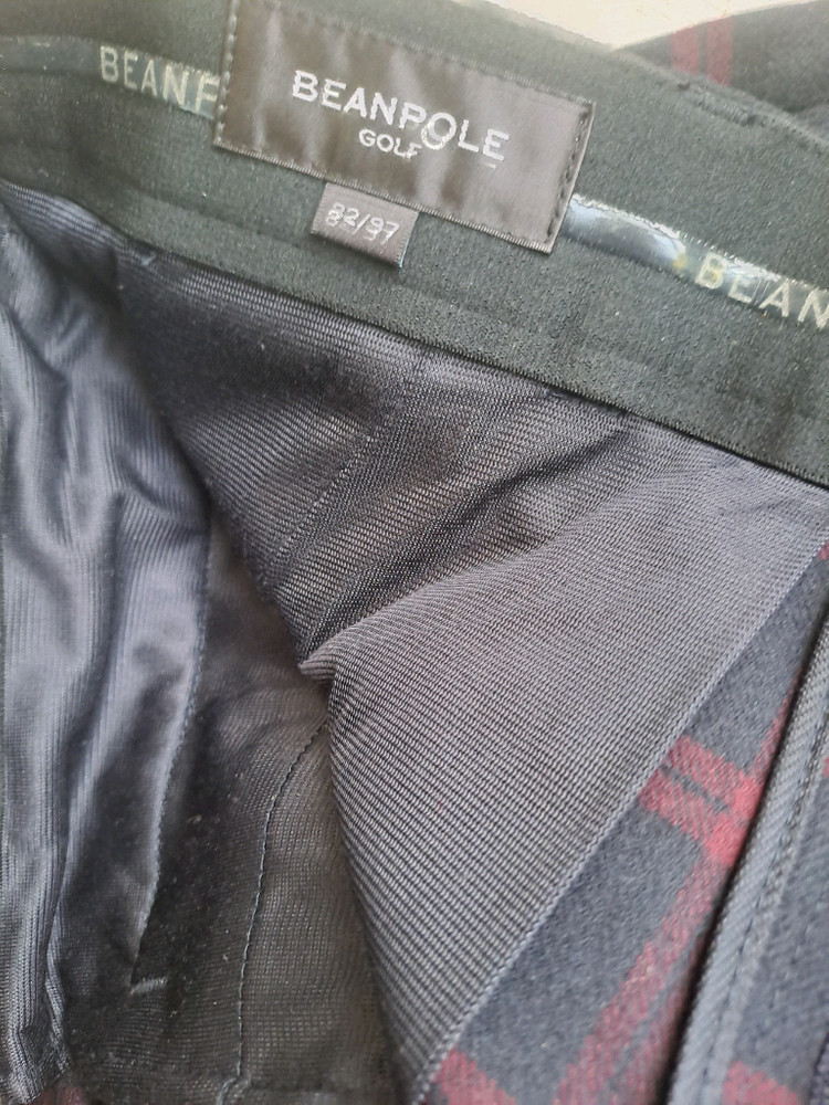 빈폴 골프 남성 체크바지--2