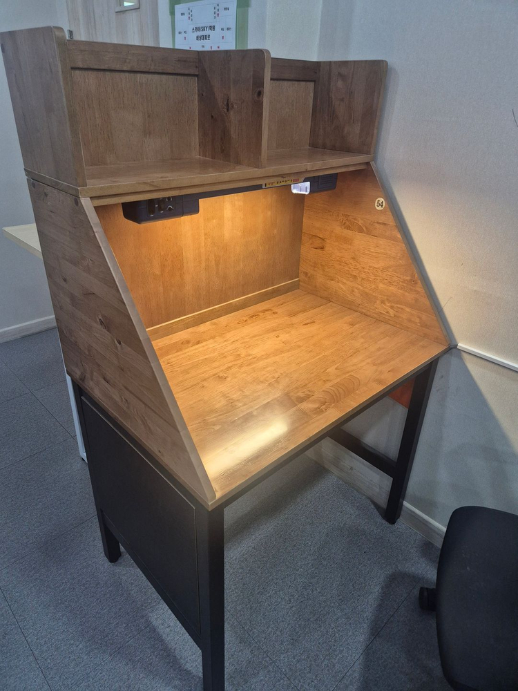 독서실 책상(1인용&2인용 - 1인용(10개), 2인용(18개)--2