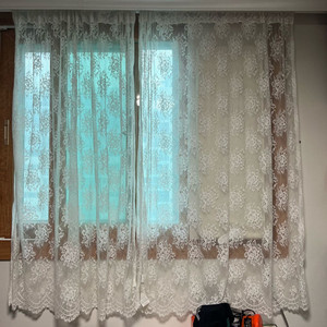 레이스 데코뷰 작은창 커튼