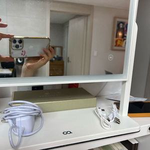 미사용품 오아스 조명 화장대 거울