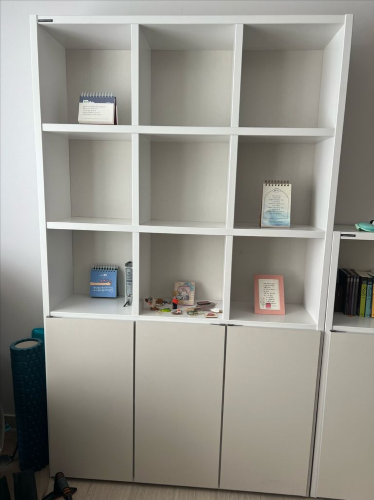 (상태최상) 한샘 샘 책장 5단 3단 2단 도어포함 서랍장포함--1