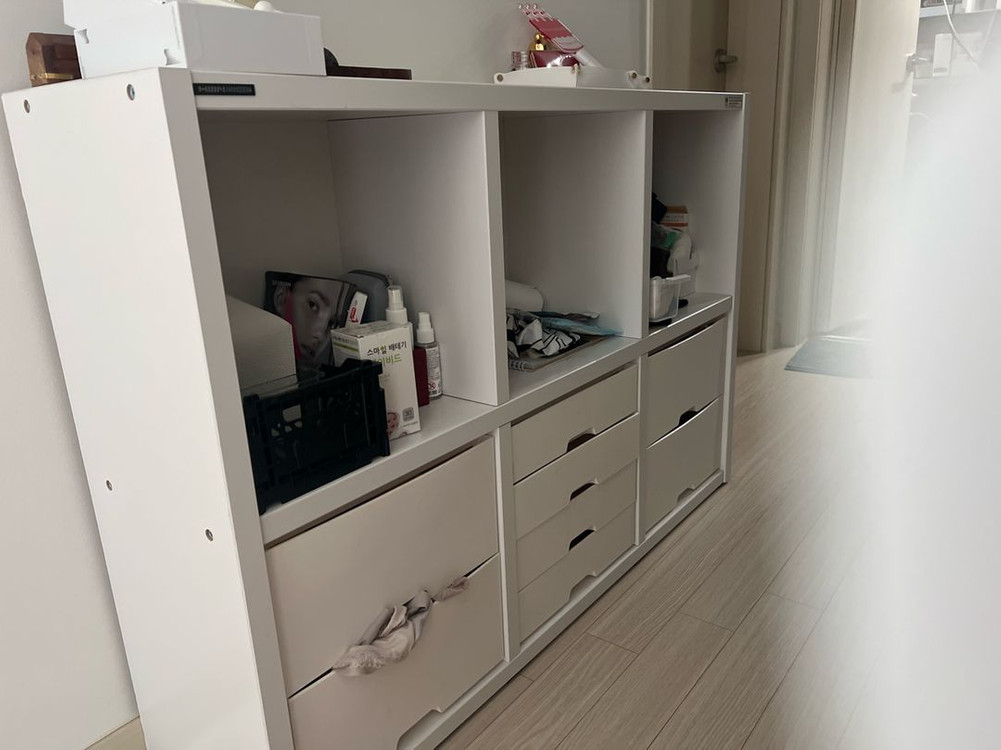 (상태최상) 한샘 샘 책장 5단 3단 2단 도어포함 서랍장포함--5