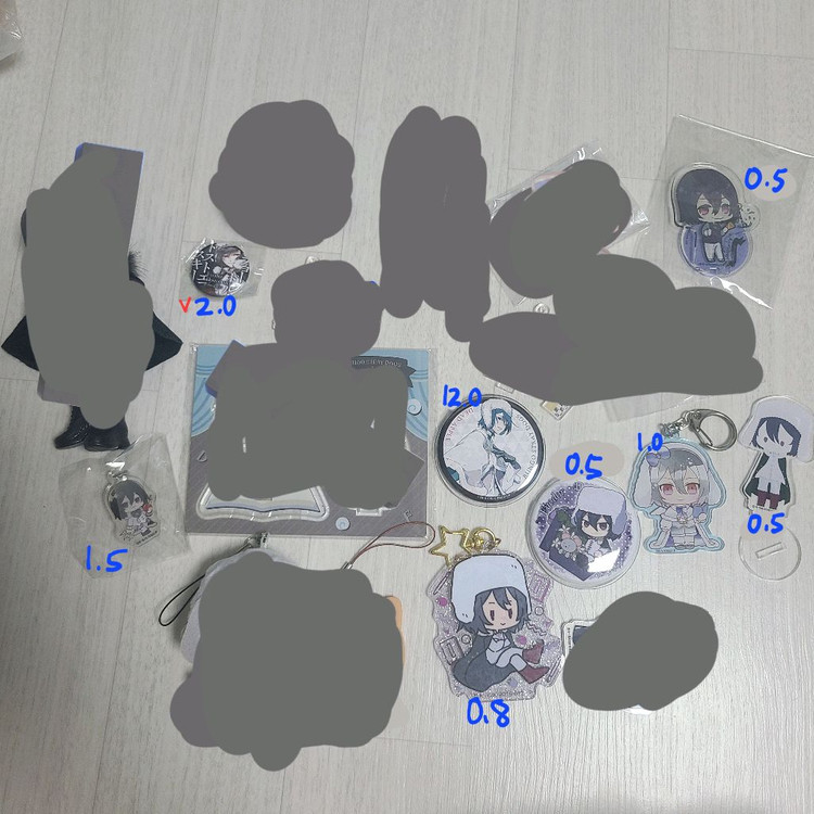 문스독 문호스트레이독스 표도르 도스토옙스키 넨도 아크릴 누이 특전 굿즈 이미지