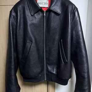 렉토 가죽 BEN GOAT LEATHER 점퍼 블랙 XL