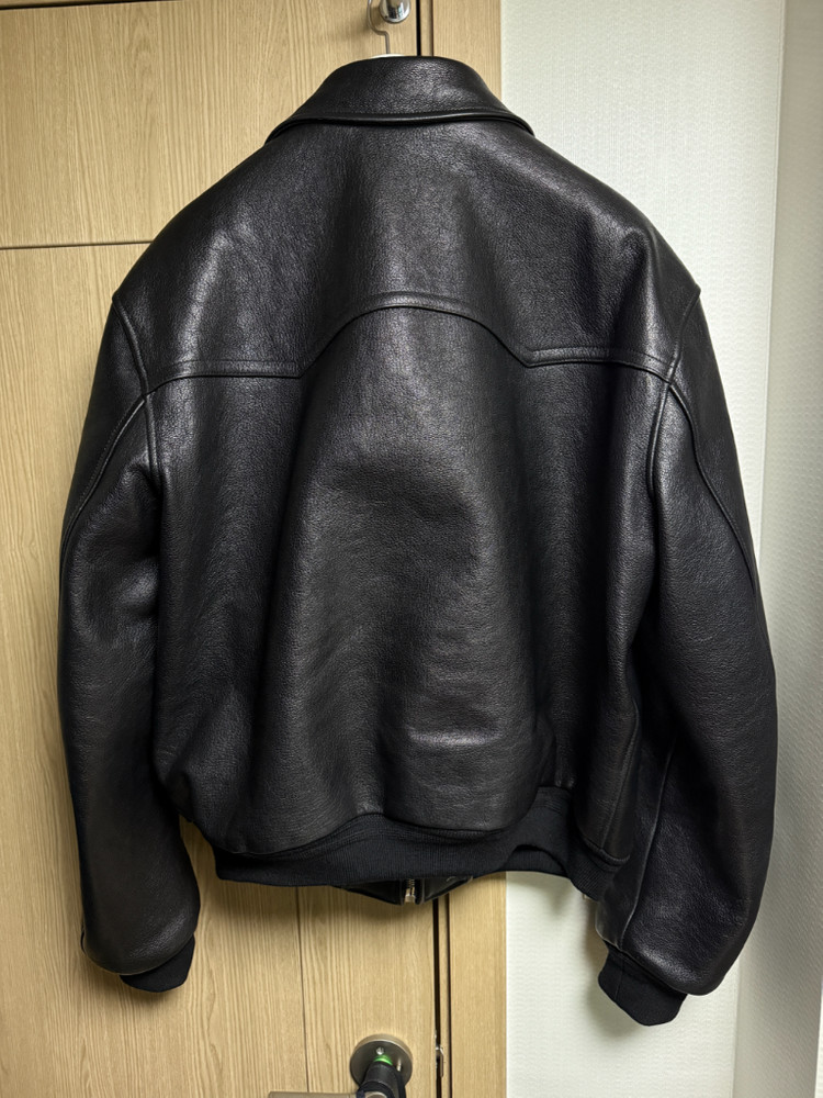 렉토 가죽 BEN GOAT LEATHER 점퍼 블랙 XL--1