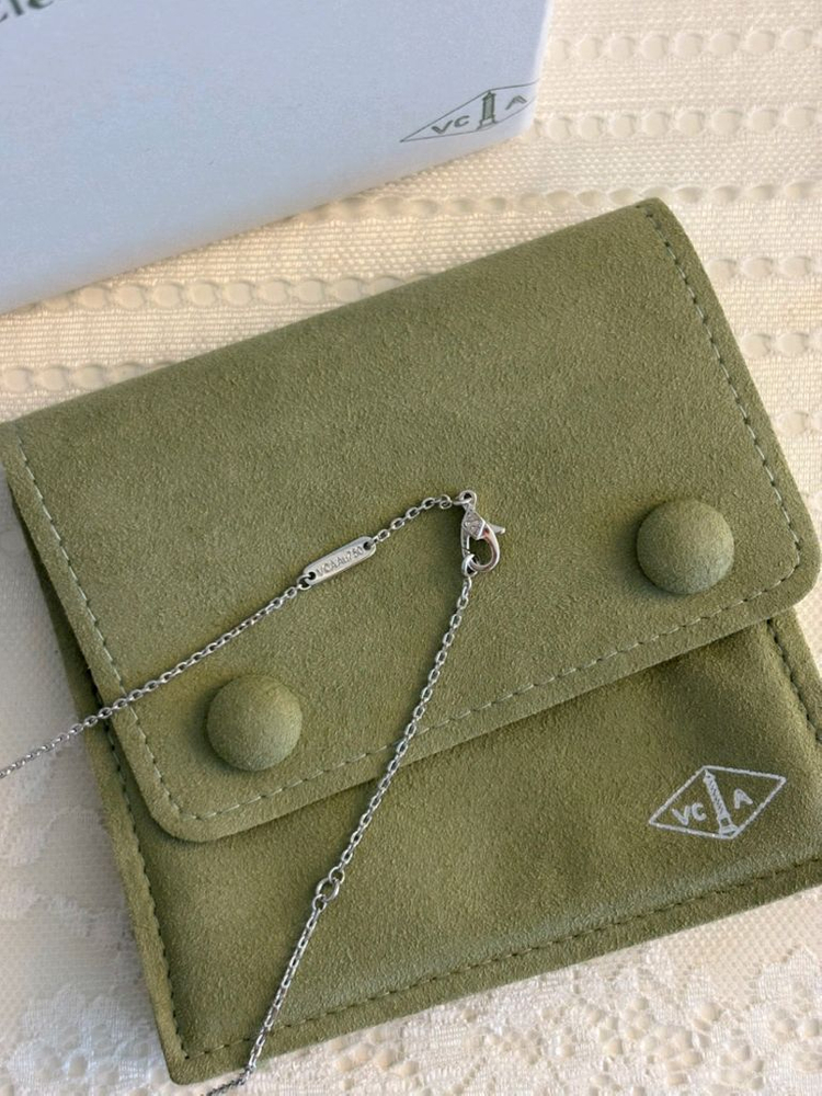 반클리프 빈티지 다이아 목걸이--2