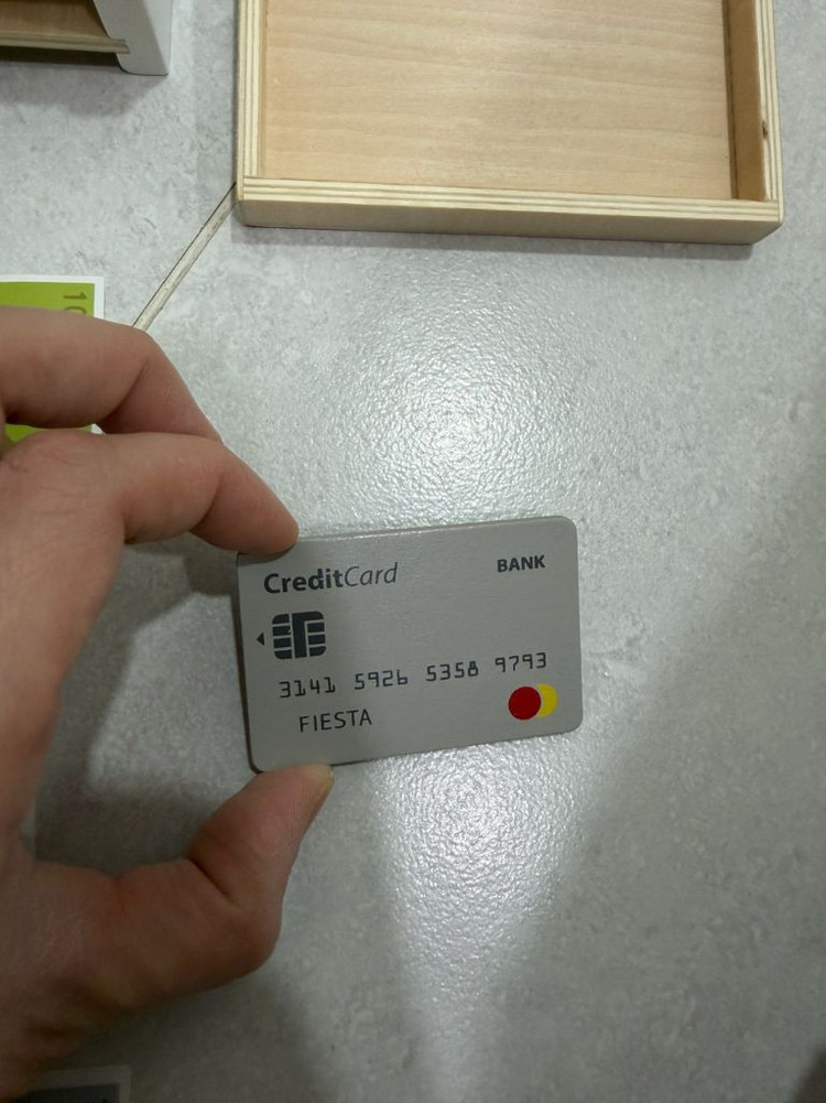 피에스타 원목 계산대 계산기 장난감 / 아기 마트놀이 이미지