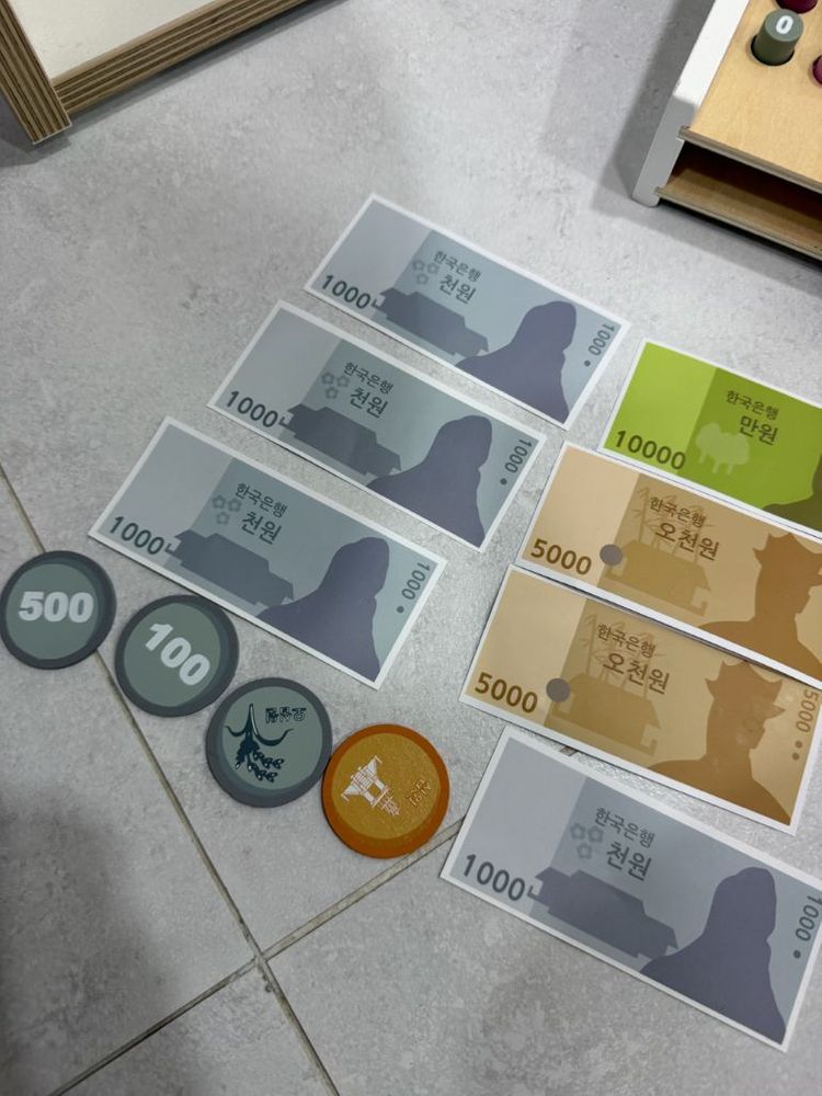 피에스타 원목 계산대 계산기 장난감 / 아기 마트놀이 이미지