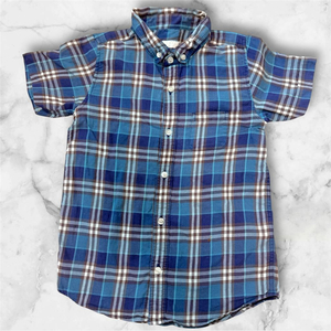 버버리 키즈 카라 여름 시원한 면 체크 티셔츠 110-120 사이즈 정도