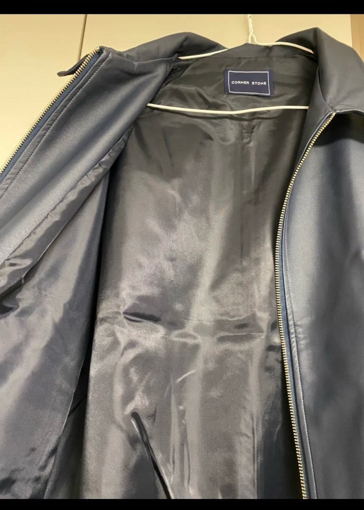 새상품 남성 인조가죽 오버핏자켓 점퍼 105110115사이즈 정도--4