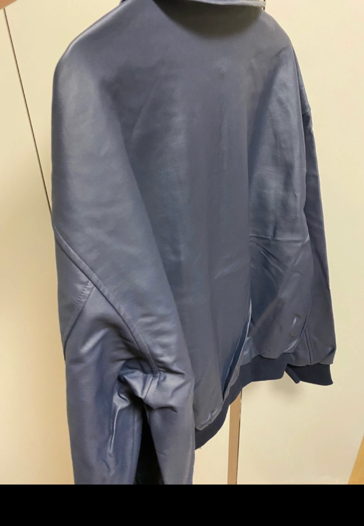 새상품 남성 인조가죽 오버핏자켓 점퍼 105110115사이즈 정도--6