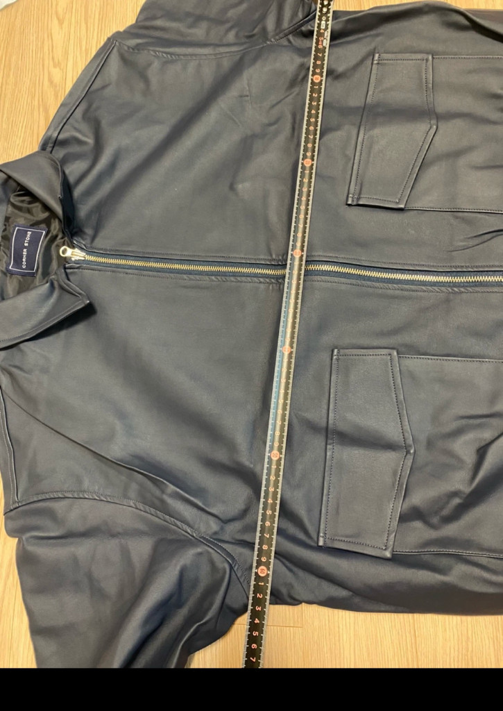 새상품 남성 인조가죽 오버핏자켓 점퍼 105110115사이즈 정도--7