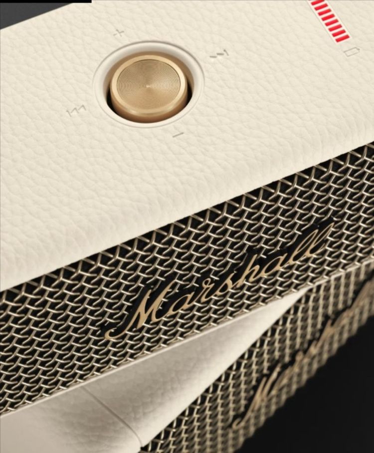 (미개봉 새상품)마샬 엠버튼 2 크림색 블루투스 스피커 정품--1