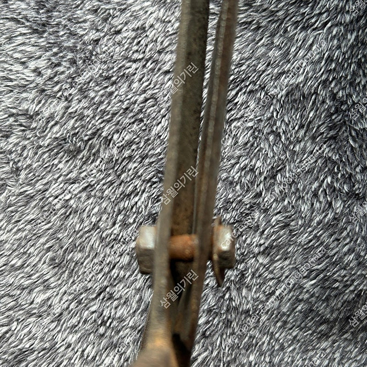 빈티지 옛날 우리나라 오래된 무쇠 엿가위 장식품 팝니다 이미지