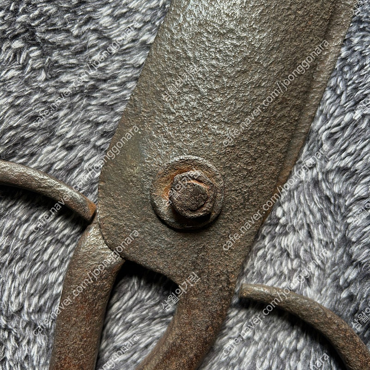 빈티지 옛날 우리나라 오래된 무쇠 엿가위 장식품 팝니다 이미지