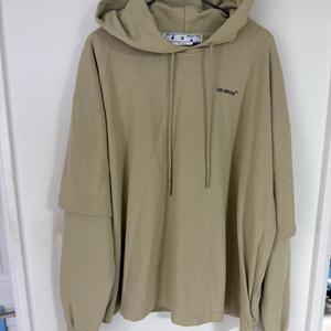 (새상품/정품) 오프화이트 스컬 화살표 맨투맨/롱슬리브 후드티 팝니다 XL 이미지