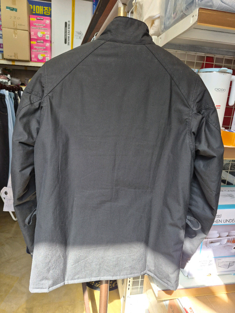 바버 왁스 블랙 자켓.S(95).거의새것.--4