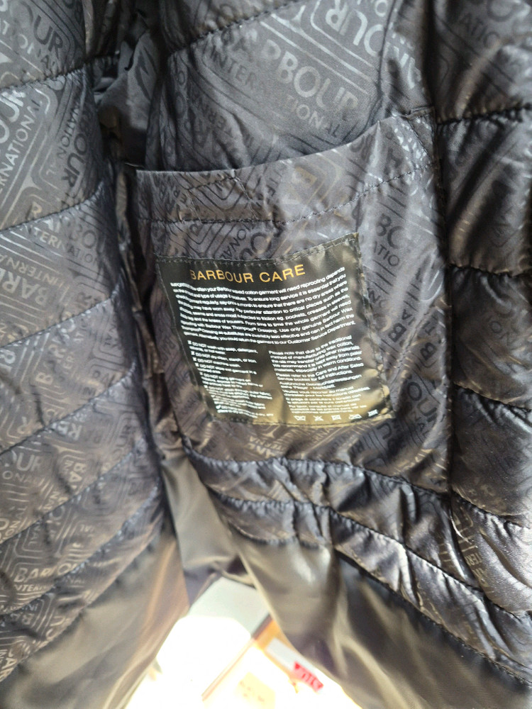 바버 왁스 블랙 자켓.S(95).거의새것.--5