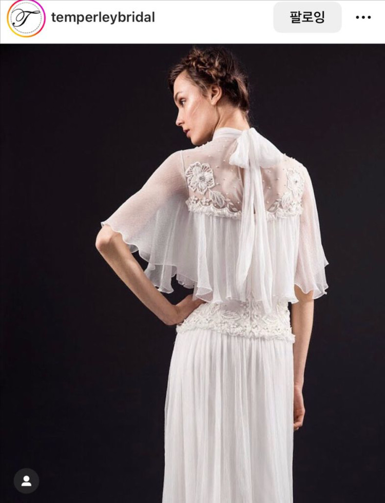 템퍼리런던 웨딩드레스(엘리자베스 럭스 샘플세일)--1