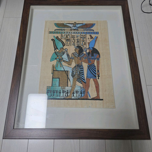 이집트 파피루스 그림 액자