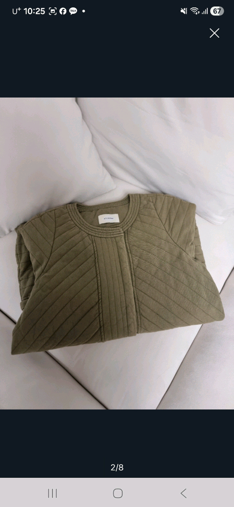 앳코너 퀼팅 롱패딩 자켓 s 55--6