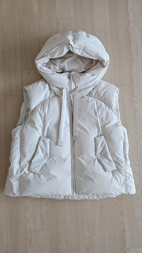 지컷 패딩 베스트--1