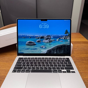 맥북에어 M2 1TB 24GB 실버 풀박스 배터리 100%