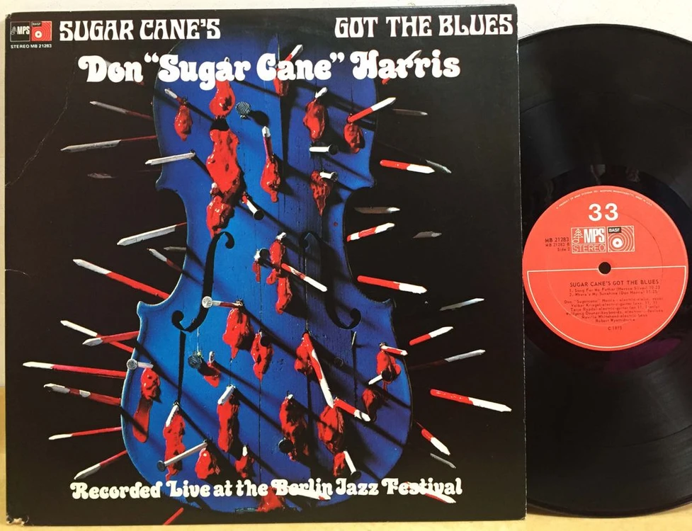 LP : don sugar cane harris 돈 슈가 케인 헤리스 엘피 음반 2장 바이롤린 블루스 락 이미지