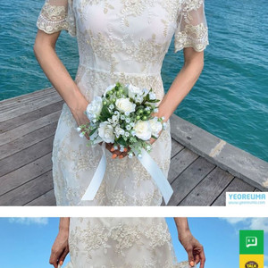 셀프웨딩드레스 브라이덜샤워 드레스 돌잔치 원피스