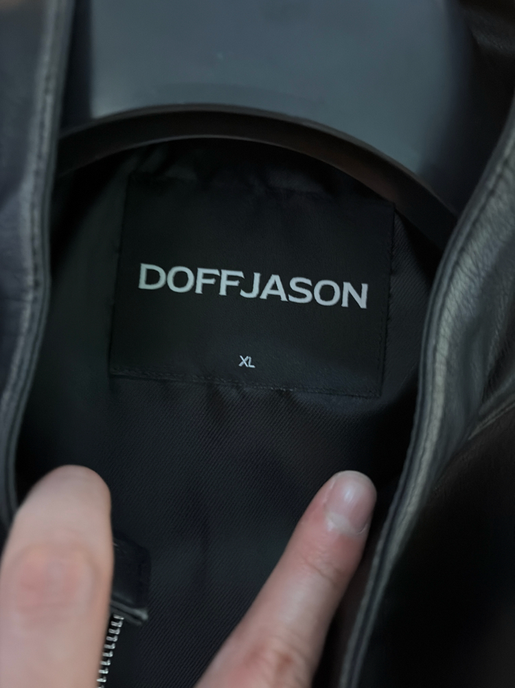 도프제이슨 레더 바이커 자켓xl--3