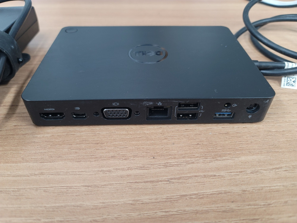 DELL 델 도킹스테이션 K17A WD15 K17A001 19.5v 6.7a 어댑터 포함 이미지