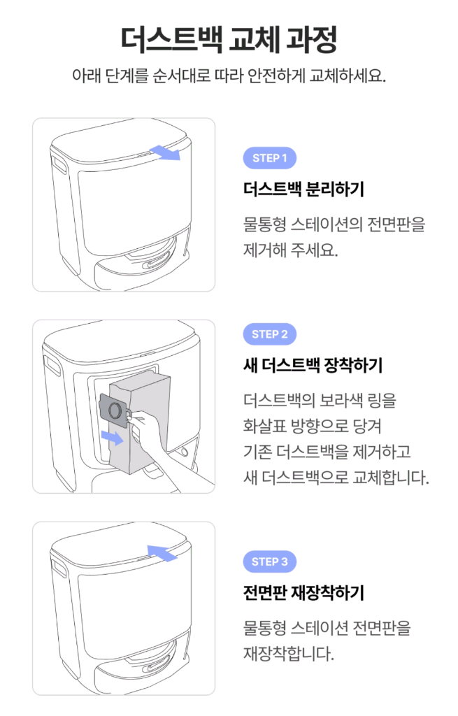 나르왈Flow 물통형 먼지봉투 2.5L 2개 일괄(미사용 새것)--2