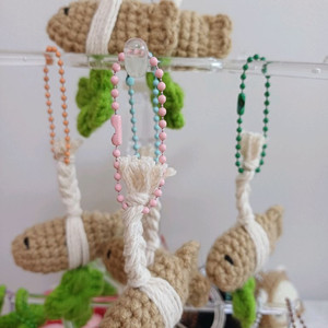 귀요미사이즈 뜨개키링