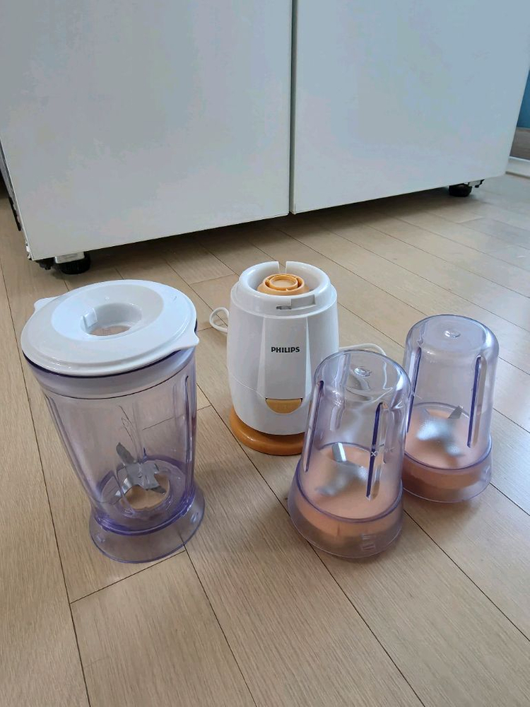 필립스 소형미니믹서기 아기이유식용도--1