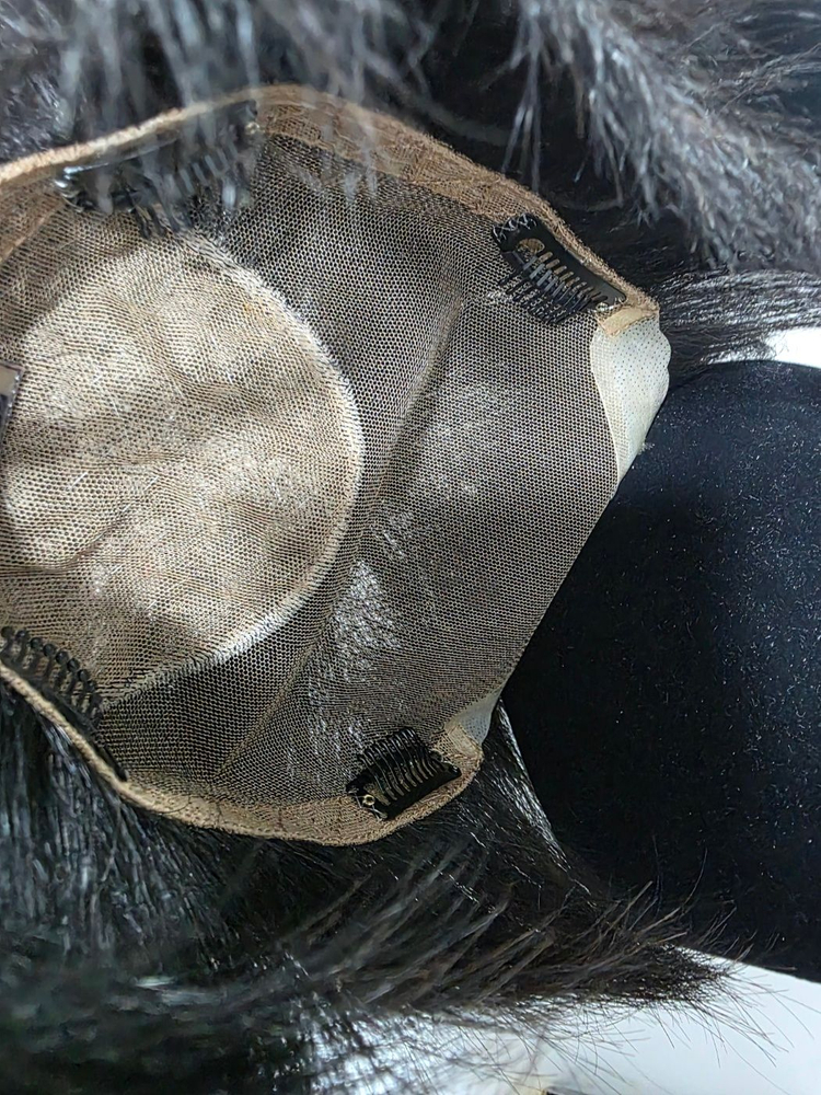 남성용 반가발. 100%인모--4