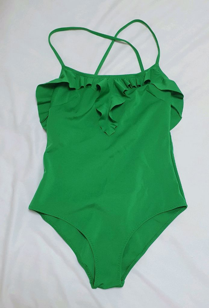 앤아더스토리즈 타이백 여자 프릴 수영복 / 원피스 수영복 호캉스 휴양지 모노키니 비키니--5