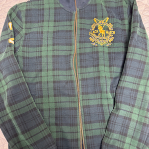 폴로 랄프로렌 블랙와치 집업 코튼 자켓