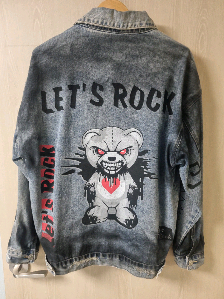 스트릿 오버핏 청자켓(free)--1