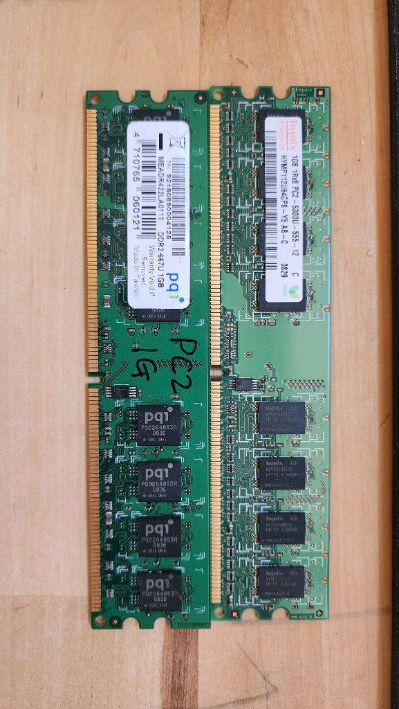 램 DDR1 DDR2 DDR3 최저가에 판매합니다 이미지