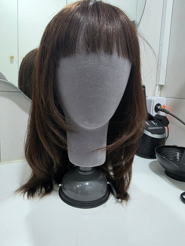 인모가발 여성가발 항암가발 인모100%--3