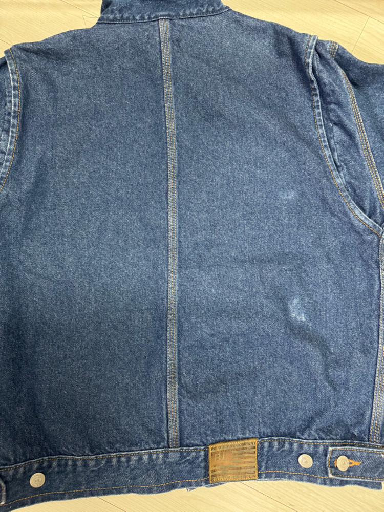 폴로진스 데님 자켓 L사이즈--2