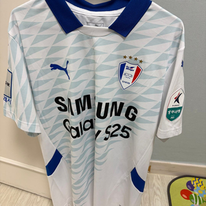 수원삼성 30주년 레트로 어웨이 국내 XL사이즈 14 서정원 풀마킹 이미지