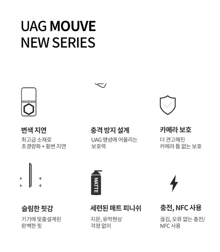 UAG 갤럭시Z플립7 모우브 마그네틱 케이스 새제품(노박스) 이미지