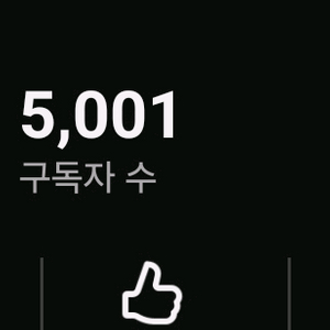 직접 키운 유튜브 채널 5000명 한국 이미지