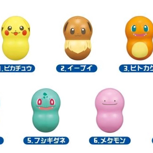 포켓몬 쿠너츠 오뚝이(이상해씨 꼬부기 파이리) 피규어