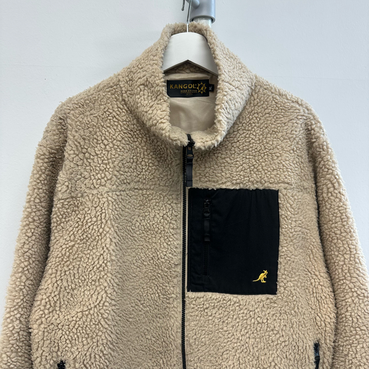 캉골 일본판 플리스 집업 자켓--1