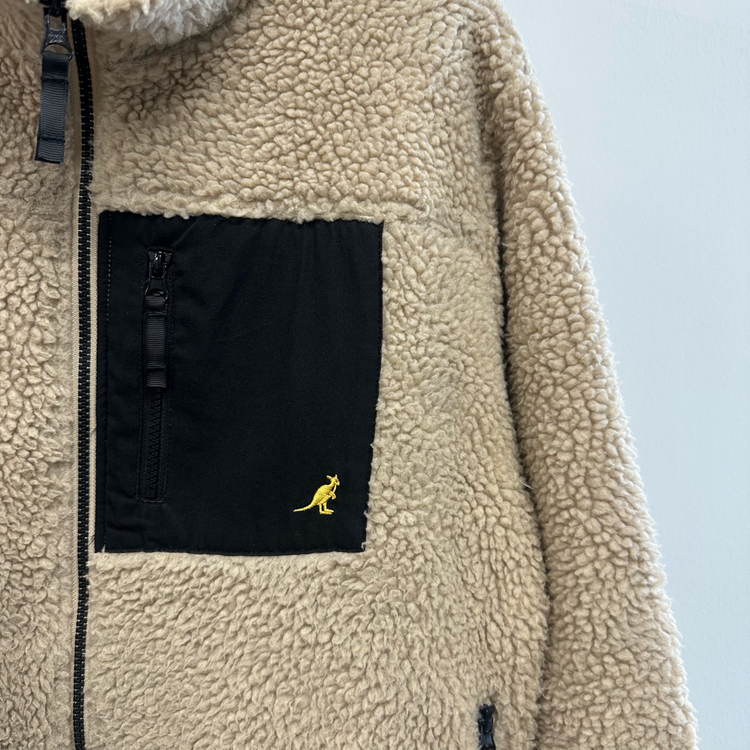 캉골 일본판 플리스 집업 자켓--2