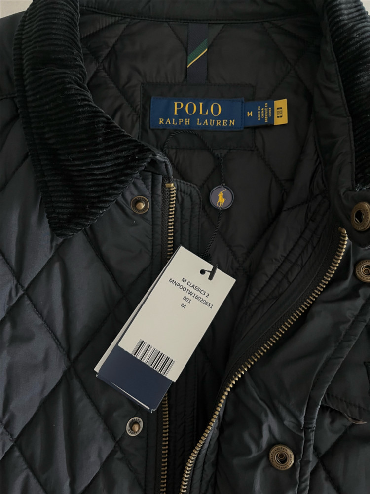 폴로 랄프로렌 발수 퀄트자켓 블랙 M사이즈--1