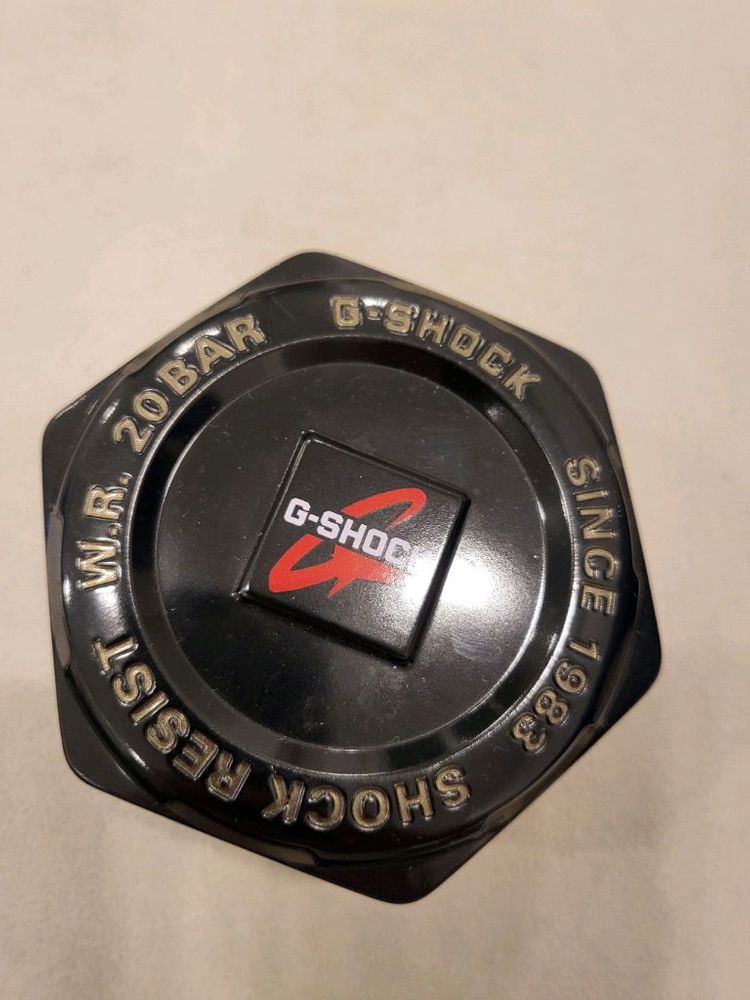 정품 지샥g-shock 빅페이스 흑금 시계 팔아요.(택포7만)--1