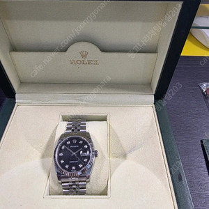 (정품)데이트저스트36mm / 116234다이아 블랙 컴퓨터판(순정)